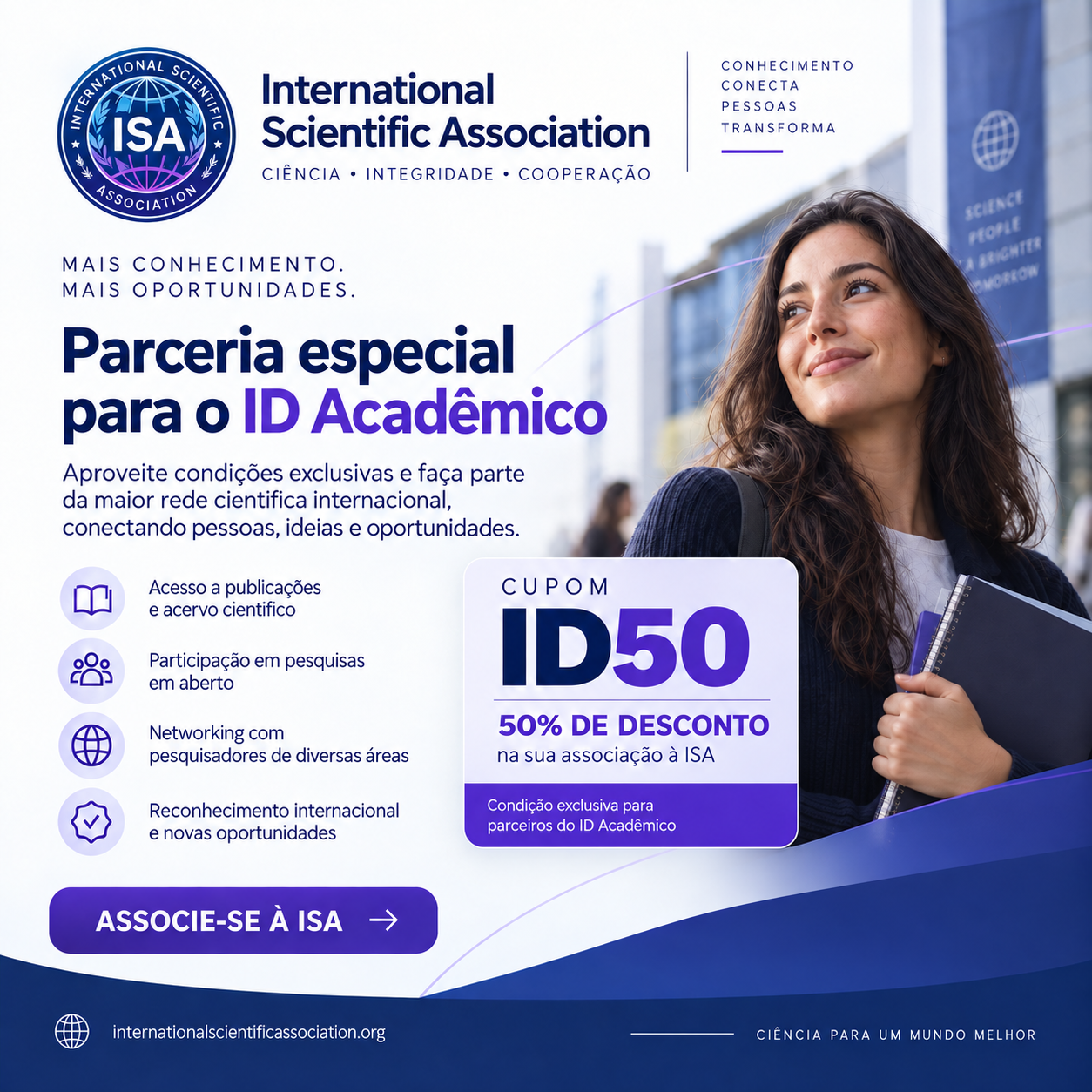 Parceria ISA e ID Acadêmico